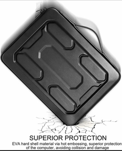 Hard Eva — sac à main à bandoulière, sacoche étanche et antichoc pour ordinateur portable <span class=keywords><strong>Lenovo</strong></span> <span class=keywords><strong>Yoga</strong></span> 720 /<span class=keywords><strong>Thinkpad</strong></span> T570/Hp Envy <span class=keywords><strong>15</strong></span> - Product Image 6
