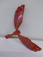 Libellule en bambou poli à peindre soi-même, jouet éducatif en bois naturel, décoration de Noël, thème animal, nostalgique