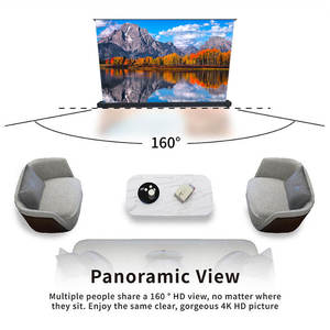 Proyector láser 4K en 120 ''Floor Rising Alr Pantalla de proyección electrónica Floor Rising Tab Tensión Pull up Pantalla de proyector - Product Image 4