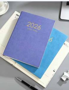 2026 Книга по расписанию, одна страница в день, руководство по эффективному обеспечению, новая книга с 365 планом, блокнот в твердом переплете из полиуретана для рекламного подарка - Product Image 5