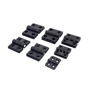Bisagra de nailon PA negra para caja de distribución eléctrica de diseño industrial - Product Image 3