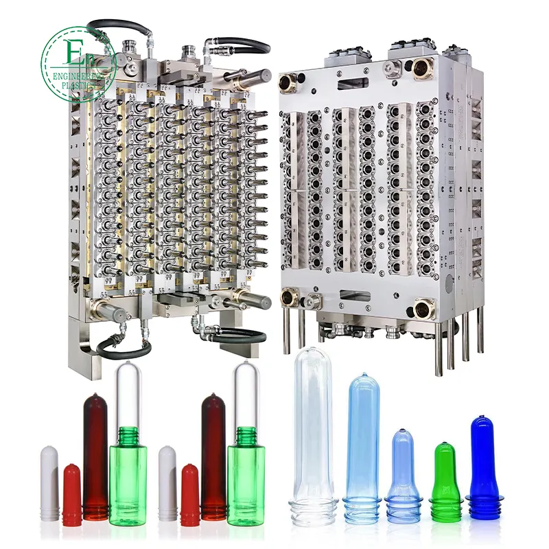 High Precision Pet Preform Mold Pmma Injection Molding Blow Molding silicone PP PE ABS Parts Plastic Injection Mould Manufacture