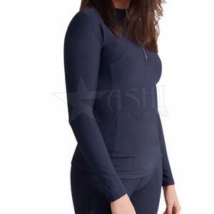 Camisas técnicas de equitación Ecuestre para mujer Capas base Tops para deportes de caballos para montar - Product Image 3
