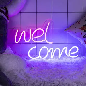 No Moq Opknoping Business Verlichting Decoratie Verlichting Welcome Neon Borden