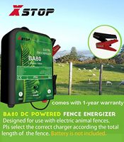 0,5J Elektrisch Hek Energizer Systeem Kan 12V Batterij of Zonne-energie Gebruiken voor Vee, Paarden en Schapen