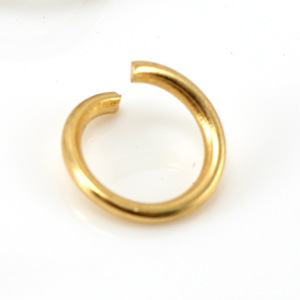 Stainless Steel Open Ring Jewelry Findings For Bracelet Making Round Shape Plated DIY Accessories Z322 - Product Image 4