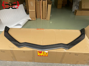 Kit corpo Spoiler anteriore in fibra di carbonio per Chevrolet Corvette C8 Z51 2020-2021 protezione paraurti per auto - Product Image 6