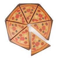 Boîtes à pizza de qualité alimentaire en gros, boîtes à pizza pour emporter, boîtes pliantes personnalisées, emballage alimentaire pour pizza