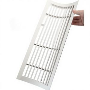 La <span class=keywords><strong>grille</strong></span> diffuseur <span class=keywords><strong>d</strong></span>'air en aluminium pour climatisation, à <span class=keywords><strong>grille</strong></span> droite et incurvée, est utilisée pour les tuyaux en spirale. - Product Image 4