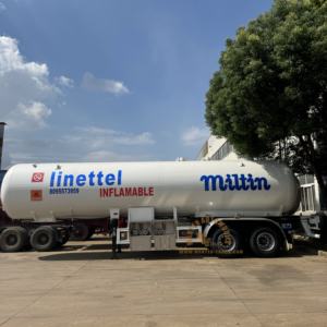 SAIL remorque de camion-citerne de stockage et de transport GPL à 2 essieux personnalisable léger 55/58/60 M3 avec pompe GPL à bon <span class=keywords><strong>prix</strong></span> - Product Image 2