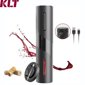 Tire-bouchon électrique automatique rechargeable pour vin, ouvre-bouteille en plastique pour vin rouge avec coupe-capsule - Product Image 1