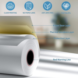 Thermal Paper Roll 57x30 80mm 58gsm Factory Customized Heat-Sensitive <b>Receipt</b> Paper for Restaurant Cafe Bar POS System - Product Image 3