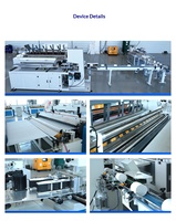 Machine automatique de fabrication de papier mouchoir, machine de fabrication de serviettes, machine de fabrication de rouleaux de papier toilette, ligne de production complète