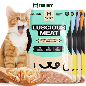 Nourriture humide pour chat et chien de haute qualité dans une pochette | Nourriture pour animaux OEM/ODM avec viande fraîche | Vente en gros directe d'usine - Product Image 1