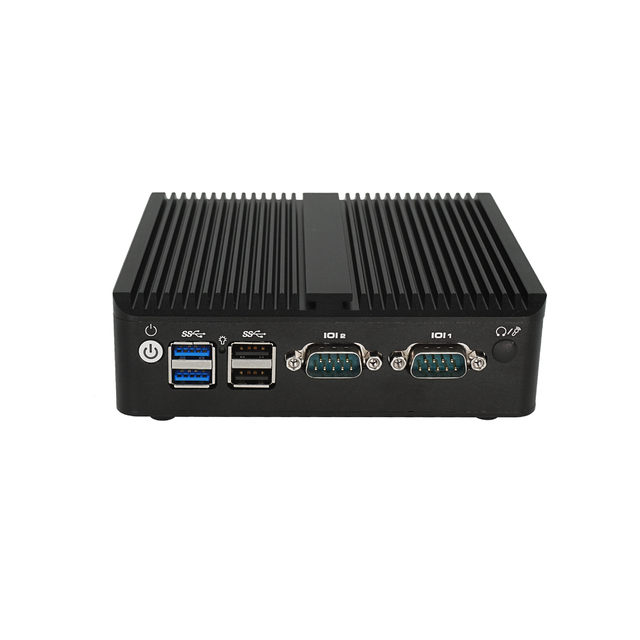 New OEM NUC Computer Intel N5095 Barebone Nettop DDR4 Dual Lan RJ45 Dual Com RS232 Win11 Linux Fanless Industrial Mini PC