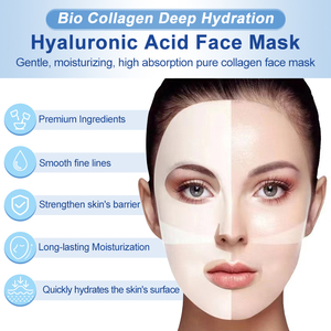 Masque colllagen Bio Cellulose Bio Cellulose Mặt nạ chống lão hóa nâng hydrat hóa Hydrating mặt nạ tấm cellulose sinh học Mặt Nạ - Product Image 6