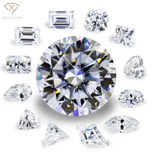 Xingyuegem 공급 업체 사용자 정의 도매 하이 퀄리티 둥근 모양 3-14mm 0.3-10ct vvs 모사 나이트 다이아몬드 느슨한 돌
