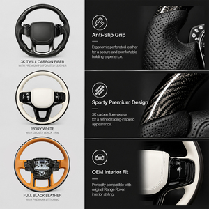 NaviHua - Kit de Accesorios para Actualizar el Volante de Coche, de Antiguo a Nuevo, para Land Rover Range Rover Sport/Velar 2010-2022 - Product Image 2