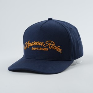 Gorra de Béisbol Bordada de 5 Paneles con Logotipo del Fabricante, Gorra de Béisbol Personalizada de Dos Tonos con Estructura en A - Product Image 6