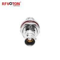 Adaptateur de cloison triaxial TRB-kky BNC femelle vers BNC femelle Convertisseur Triax