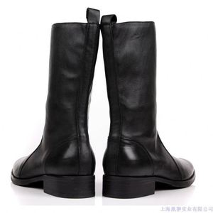 Men's Winter Autumn Waterproof Cow Leather Chukka/Tooling Boots Height Increasing - Product Image 4