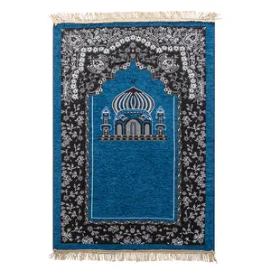 Mu廉价穆斯林祈祷地毯防滑祈祷地毯口袋垫伊斯兰定制尺寸火鸡祈祷垫