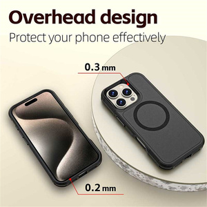 Funda Protectora Resistente a Impactos para iPhone 15 Pro Max, con Carga Inalámbrica, TPU + PC, para iPhone 12, 16, 17 - Product Image 5