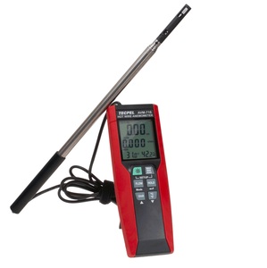 Anémomètre numérique portatif TECPEL AVM-716 à fil chaud, haute précision, mesure de température, affichage multi-unités, ABS – Meilleures ventes - Product Image 1