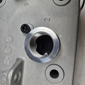 <span class=keywords><strong>Testa</strong></span> del cilindro del compressore del freno pneumatico del motore K6100 parti del camion S18DA3509002A - Product Image 6