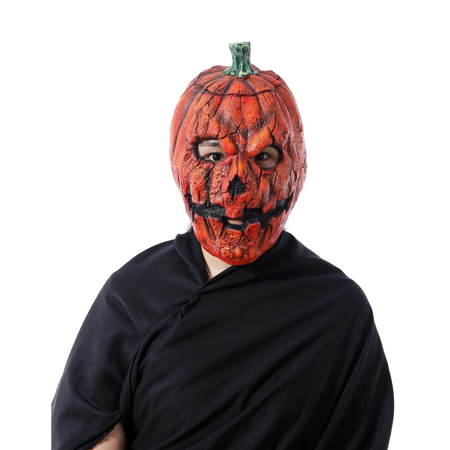 Wholesale Halloween Holiday Cosplay Horror Latex Pumpkin Mask Party Dance Adult Masquerade Soft Mask