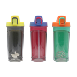 Skaka 780Ml <span class=keywords><strong>Flaska</strong></span> trasparente colorato fantasia PP bottiglie di acqua con scala di capacità di paglia - Product Image 1