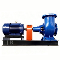 Pompe à eau centrifuge auto-amorçante portable sur remorque de 8 pouces pour l'exploitation minière, moteur diesel