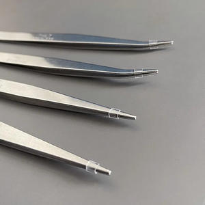 Pincettes en acier inoxydable à tête droite de précision 125 mm pour cils, ongles et outils de bricolage - Product Image 5
