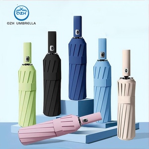 <span class=keywords><strong>Parapluie</strong></span> <span class=keywords><strong>pliable</strong></span> publicitaire personnalisable, anti-UV, automatique, 24 baleines, pour la pluie et le soleil, vente en gros - Product Image 1