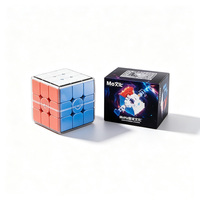 WeiLong WRM V10 3x3 Speed Magic Cube Magnetik Anti pop Kubus Puzzle Kompetisi Custom Printed Magic Cubes