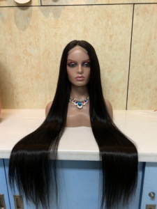 Peluca Frontal de encaje transparente personalizada, cabello humano brasileño de grado 10a, 4x4, gran oferta - Product Image 6