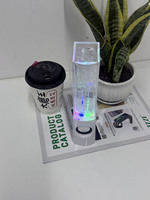 Haut-parleur créatif et coloré 2025 avec lumières LED RGB et fonction Water Dance, 1500 mAh, compatible avec la recharge sans fil 5.0 et la carte mémoire, pour une qualité HiFi