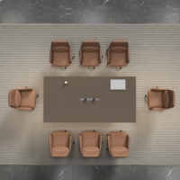 Offre Spéciale de bureau de luxe moderne pour réunion exécutive Mobilier de bureau Bureau à domicile Table de conférence Salon Hôpital Extensible