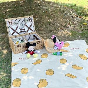 <span class=keywords><strong>Freesoul</strong></span>, Fabricante Chino, Tapete de Camping para Exteriores, Doble Grosor, Impermeable, Duradero, Portátil, 100% Poliéster - Product Image 4