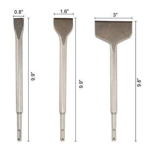 Goldmoon 6pcs Shot Blast bề mặt đục Bộ <span class=keywords><strong>SDS</strong></span> cộng với <span class=keywords><strong>SDS</strong></span> <span class=keywords><strong>Max</strong></span> bê tông Cutter ROTARY búa được sử dụng để cắt bê tông - Product Image 5