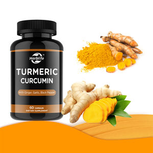 ขมิ้นขมิ้นเคอร์คูมินเสริมไบโอเพอรีนและขิงขมิ้นเคอร์คูมินแคปซูลฉลากตามต้องการ - Product Image 3