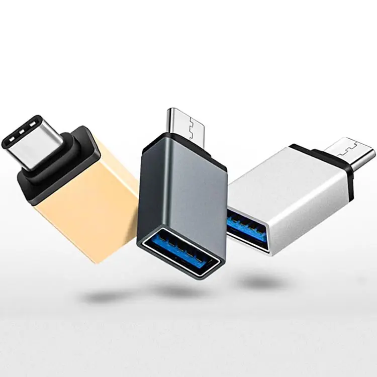 Hot selling Type c 3.1 usb c type-c male otg data to USB 3.0 female adapter for mackbook
