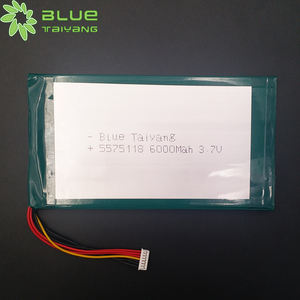 蓝色太阳充电5575118 <span class=keywords><strong>3</strong></span> 7v 6000毫安时22 2wh锂离子聚合物<span class=keywords><strong>3</strong></span>.7v 22.2wh 6000毫安时脂肪电池 - Product Image 2
