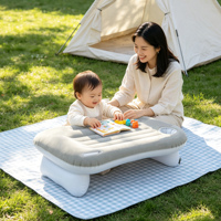 Table de bureau gonflable avec pieds pour les tout-petits, pour jouer, manger, lire, travailler |   Plateau pour ordinateur portable pour l'école et les activités de voyage