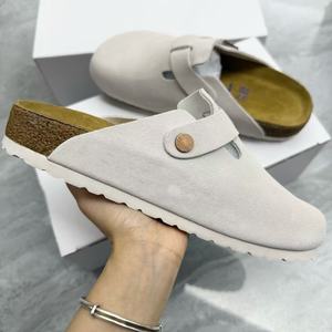 Chaussures <span class=keywords><strong>orthopédiques</strong></span> à bride de talon pour hommes et femmes, doublure en cuir de vachette, cuir véritable, alternative aux Birkenstock, sabots souples, <span class=keywords><strong>mules</strong></span>, usine OEM - Product Image 5