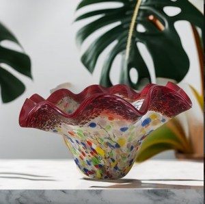 Tazón, venta al por mayor, Artware decorativo, fábrica de vidrio soplado a mano en China, hecho a mano, Europa, arte personalizado, escultura de vidrio - Product Image 6