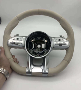 Volant sport en cuir et fibre de carbone véritable, haute performance, pour Mercedes-Benz AMG W204 <span class=keywords><strong>C63</strong></span> W212 W218 W207, compatible <span class=keywords><strong>Classe</strong></span> E <span class=keywords><strong>G</strong></span> 809 - Product Image 6