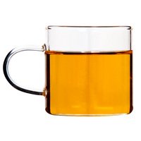 Petite tasse à café réutilisable en verre sans BPA, compatible lave-vaisselle et micro-ondes, cadeau unisexe