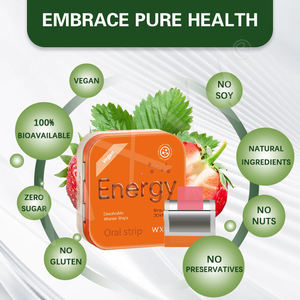 Suplemento Vitamínico en Tiras Orales, Precio al por Mayor, Caramelo Energético en Película Disoluble para Adultos, No Apto para Mujeres Embarazadas - Product Image 4