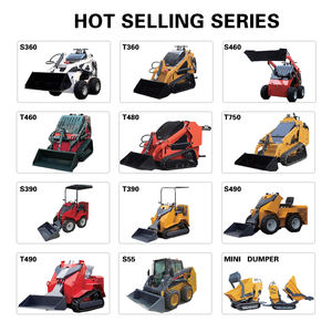 Pompa Steer selip Mini kualitas tinggi T480 Euro 5 EPA disetujui <span class=keywords><strong>Yanmar</strong></span> Front <span class=keywords><strong>End</strong></span> pemuat roda gigi PLC - Product Image 5